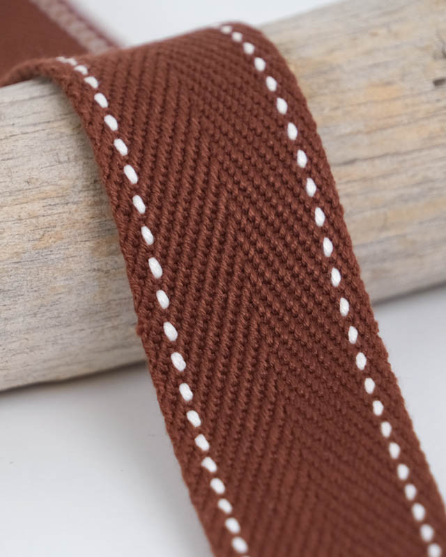 Sangle Points 30MM Marron - Maison Klem